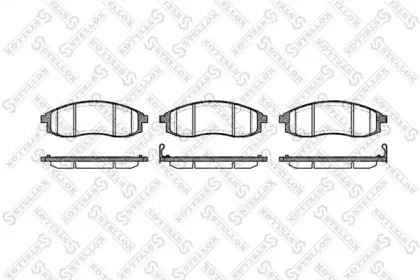 609 012-SX STELLOX Комплект тормозных колодок, дисковый тормоз
